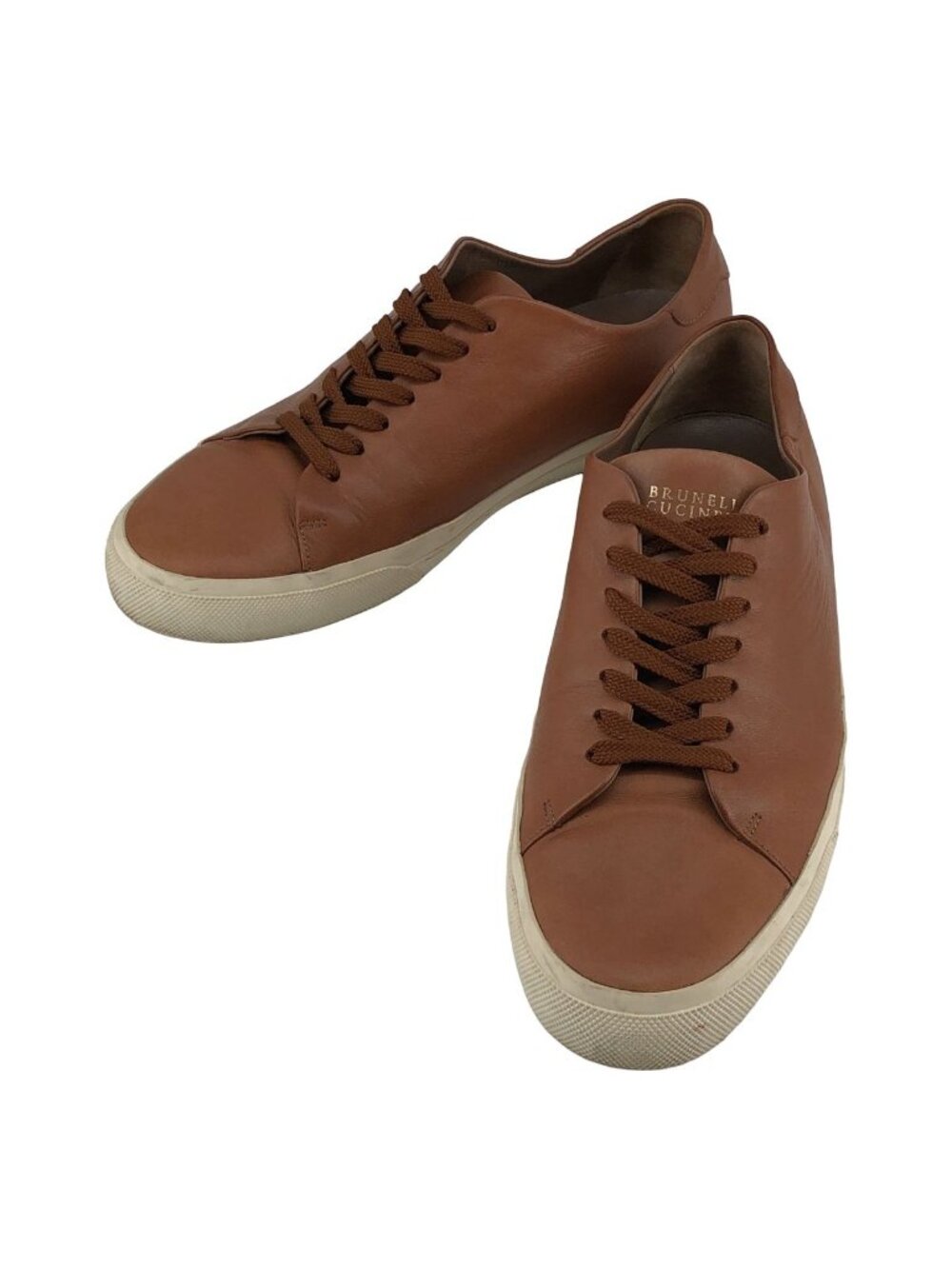 Brunello Cucinelli Leather Low-Cut Sneakers Brown